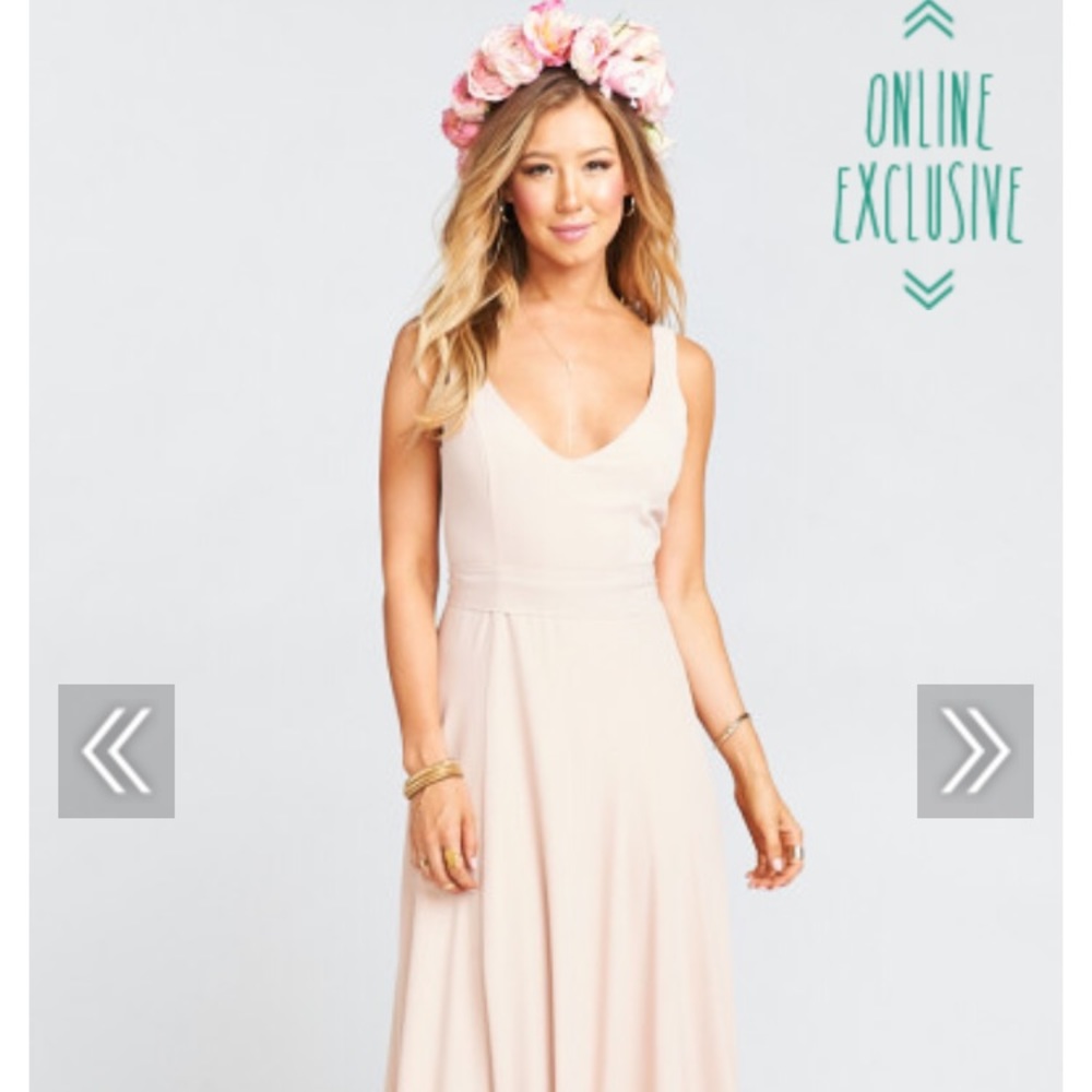 Show Me Your Mumu Jenn maxi dusty blush